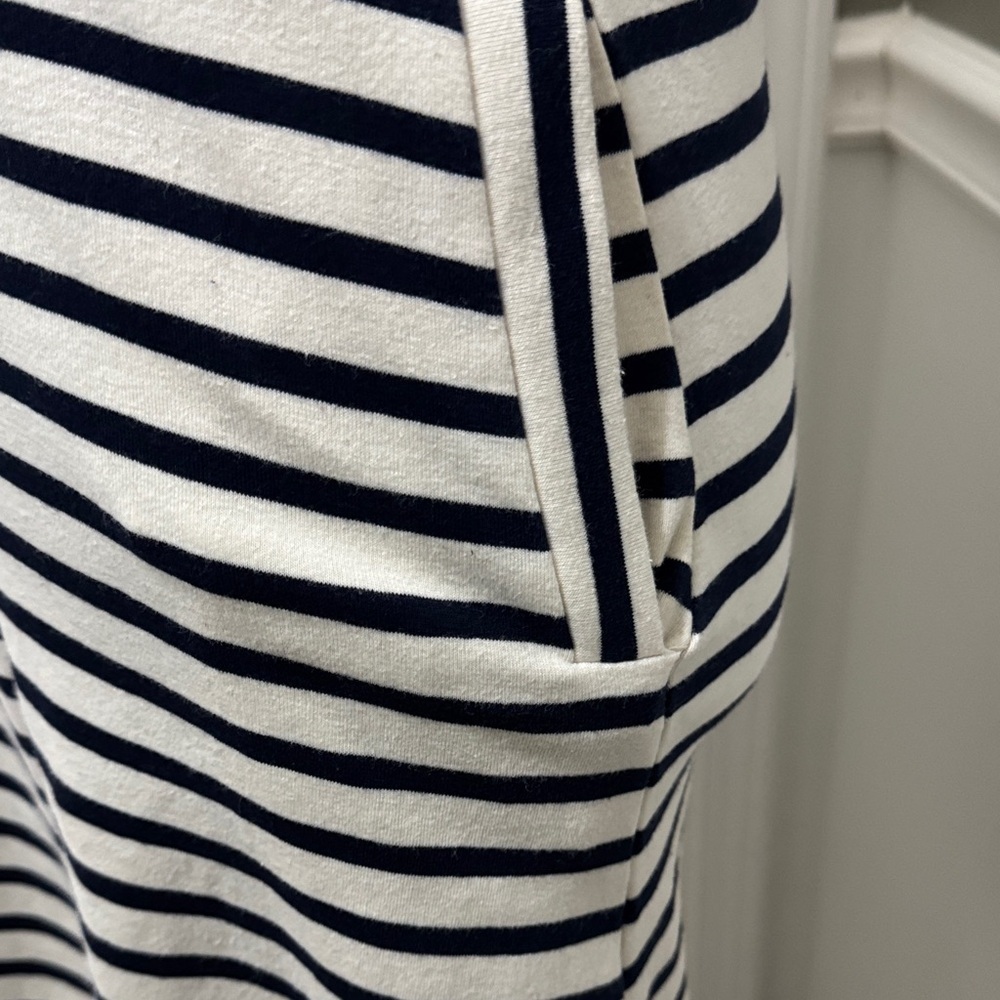 Striped Black and White Dress monteau Los Angeles size XS - Picture 5 of 9
